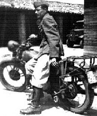 Motociclista del 67° reggimento fanteria Legnano