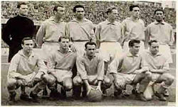 La formazione dell'A.C. Legnano nel 1953