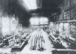 Reparto della Franco Tosi in una foto d'epoca