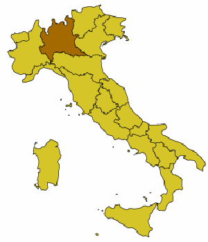 Posizione del comune nell'Italia