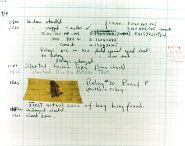 Photo of first computer bug