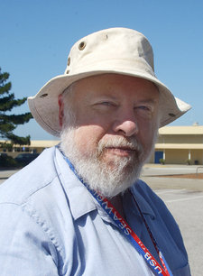 Jef Raskin outdoors, photographed by his son, Aza