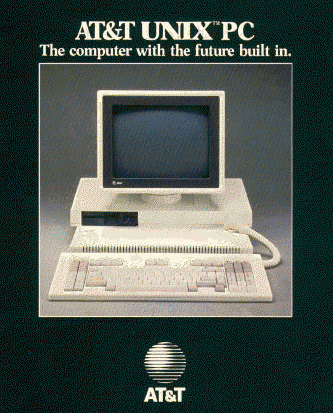 [Advertising Picture of the Unix PC]