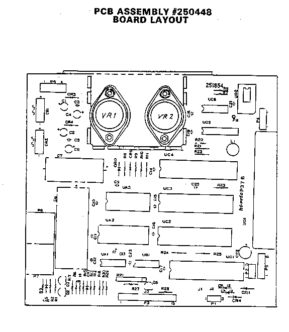 [PCB Assembly #250448 Board Layout]