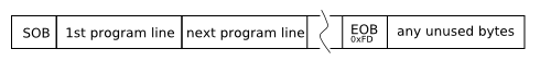 diagram of the layout of program records